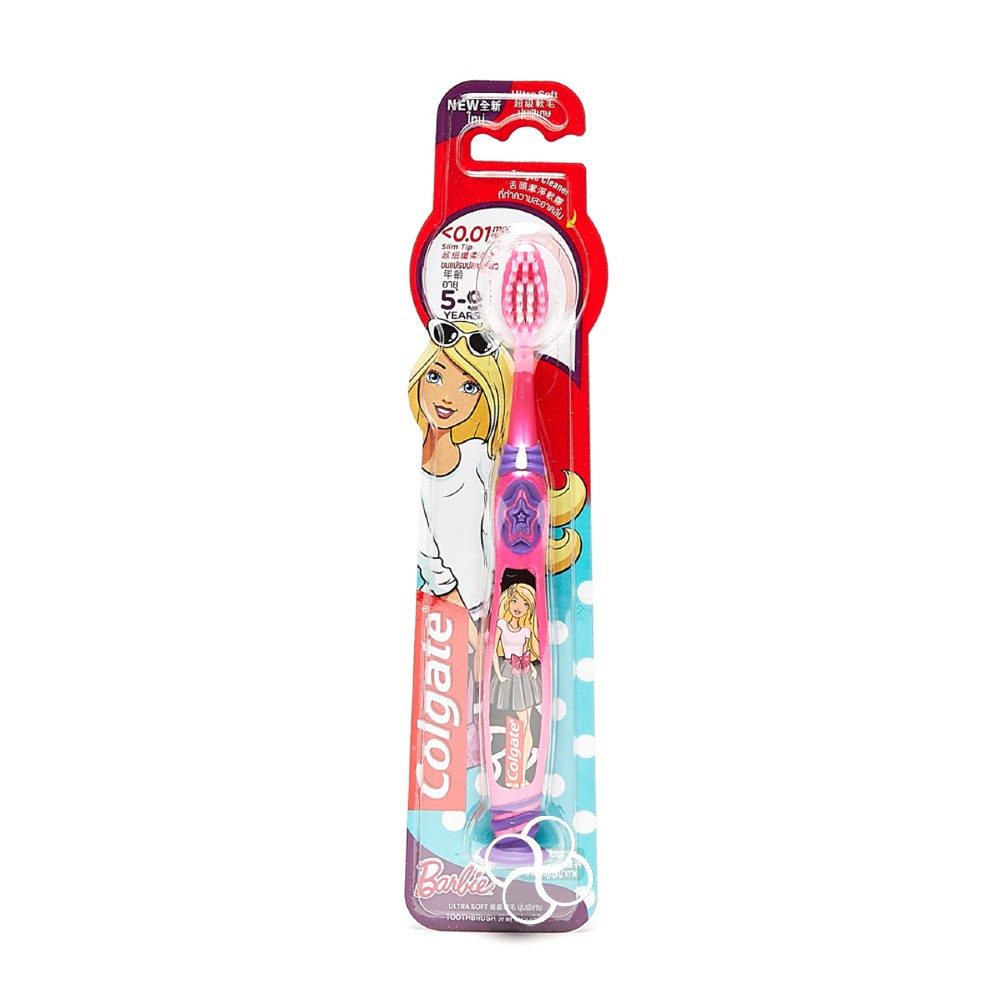 Colgate Kids Barbie Ultra Soft Toothbrush (5-9 Years Old)