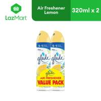 Glade Air Freshener Lemon 320ml Twin Pack