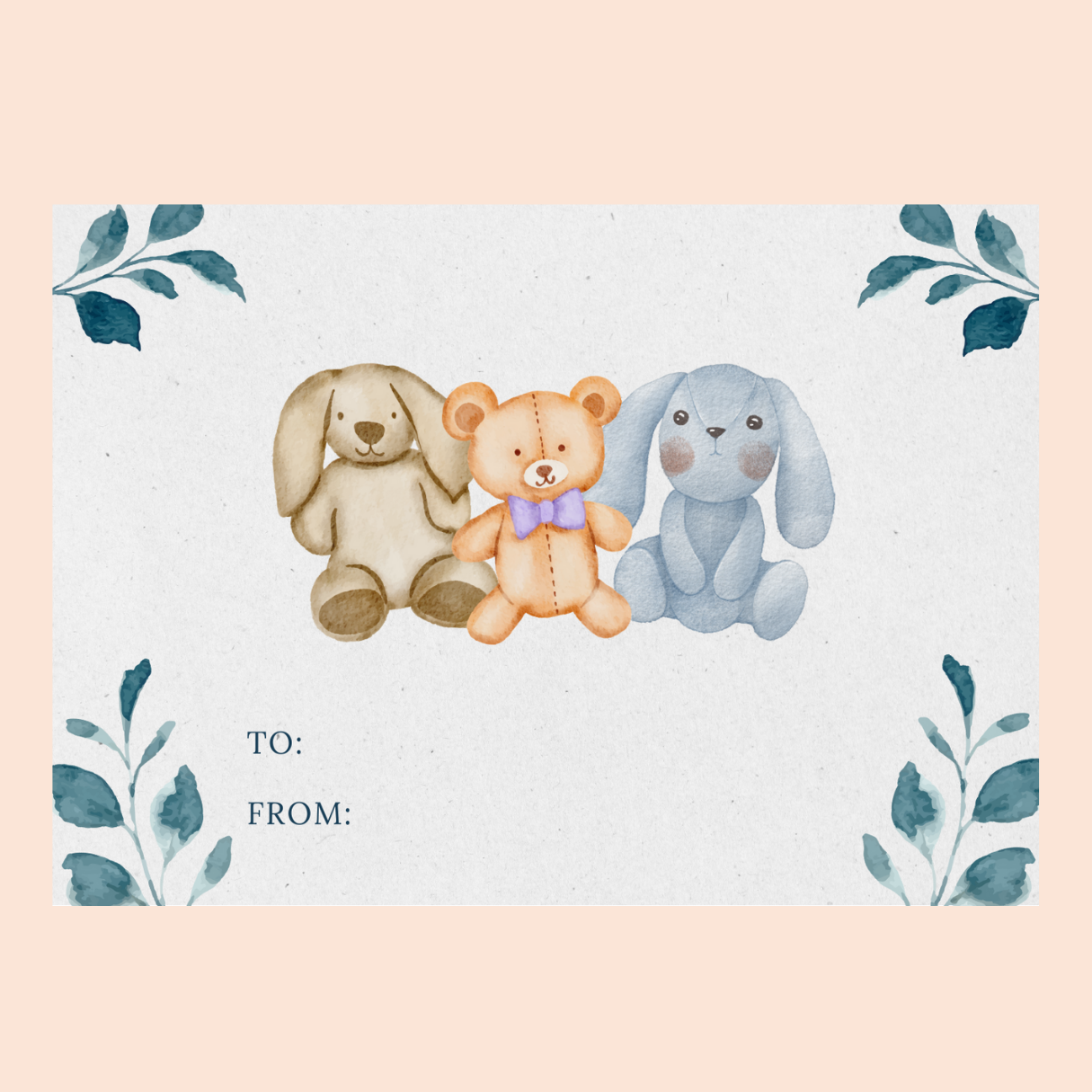 16pcs Gift Tag | Birthday Tag | Small White Lovely Gift Tags 250gsm 7cm x 5cm MAKAPAL Design #2