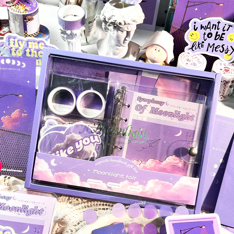【155pcs】DIY Scrapbook and Journal Supplies Kits