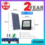 100W Solar LED Flood Light with 2-Year Warranty (Brand: HP-S01)