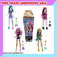 Monster High Buried Secrets Dolls and Accessories Cozy Creepover Theme with Mysterious Doll and 5 Unpack Surprises