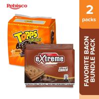 [Laz Exclusive Bundles] Favorite Baon Bundle Pack - Topps Sarap Choco + Extreme Choco Coated Sandwich