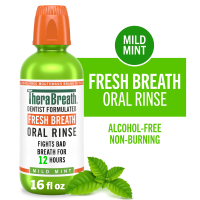 TheraBreath Mouthwash Mild Mint 473ml