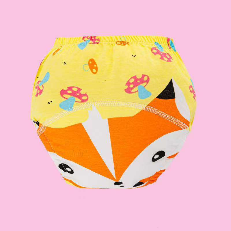 Baby cartoon diaper pants childrens pee training pants baby reusable diapers baby underwear