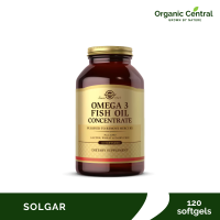 Solgar Omega 3 Fish Oil Concentrate 120 Softgels