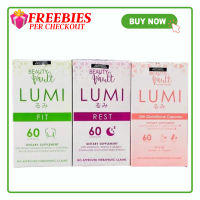 Beauty Vault Lumi 24H Glutathione | 60 Capsules | Lumi Rest | Lumi Fit