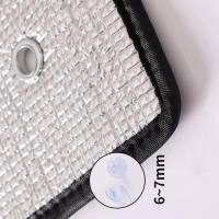 Aluminum Foil Windows Sunshade Curtain Heat Insulation Sun Protector Pad Double Side  Anti UV Privacy Sun Blocking Shades with Suction Cups