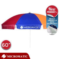 Micromatic Beach Umbrella with UV Protect ( 45″ UV | 50″ UV | 60″ UV )