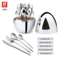 ZWILLING Stainless steel knife fork and spoon 24-piece set