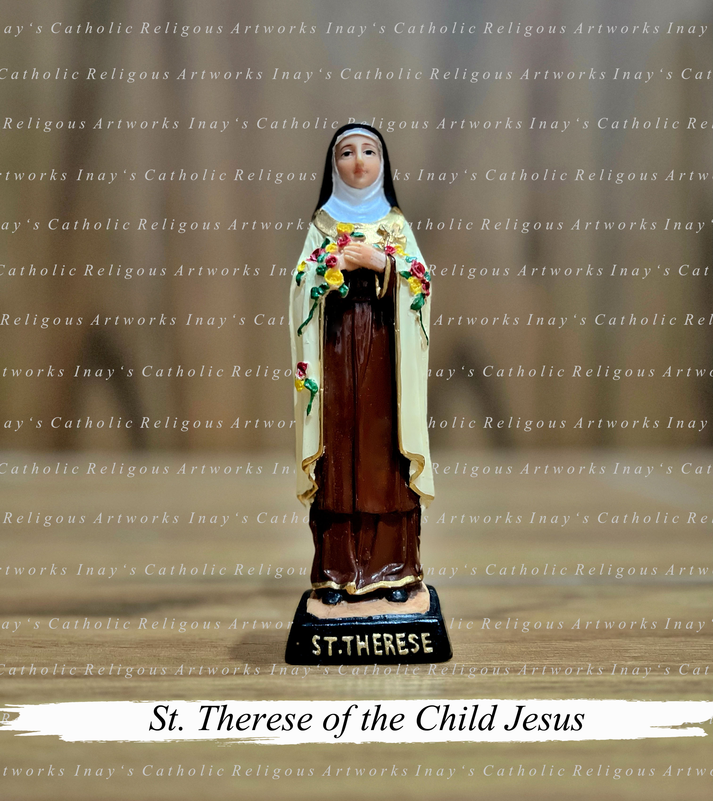 Our Lady of Lourdes Our Lady of Fatima St. Therese of the Jesus ( 6 inches )