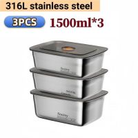 KANKA SUS 316 Stainless Steel Lunch Box Vacuum Food Container Lunch Box for adult Leak-proof Travel Lunch Box