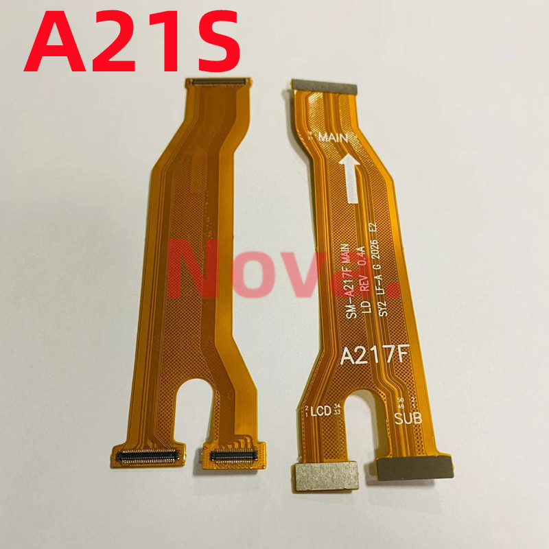 Lcd display main board connector for samsung galaxy a21s sm-a217f/ds a217f mainboard mainboard flex cable cellphone part