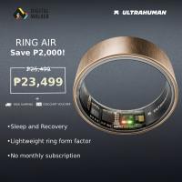 [Digital Walker] Ultrahuman Ring AIR Size 9 & 10 Smart Ring– Fitness Tracker Health & Sleep Monitor Waterproof