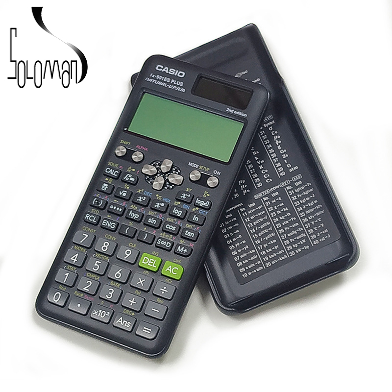 SoLoMan Casio Scientific Calculator FX-991ES Plus Calculator New Edition - 2 Heavy Duty FX991ES Plus FX 991 ES Plus - Genuine and Original