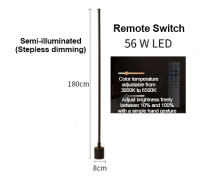 Minimalist floor lamp LED eye protection simple modern Nordic ins style living room bedroom study vertical floor atmosphere lamp