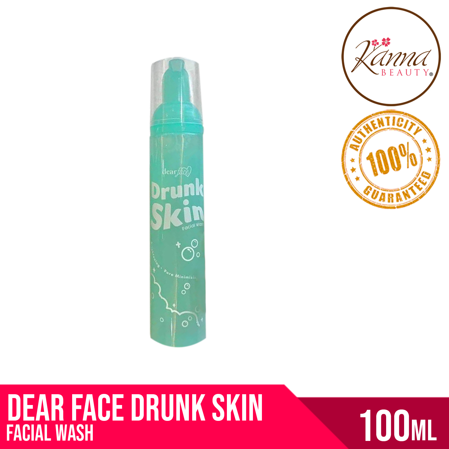 dear face drunk skin face wash