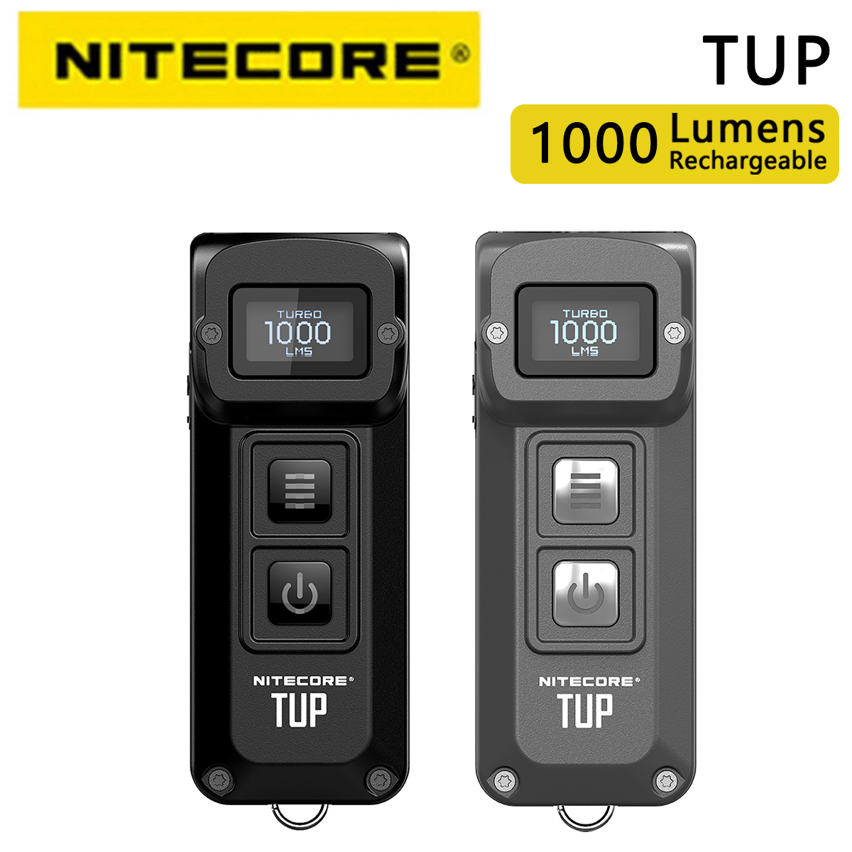 NITECORE TUP USB MINI Flashlight CREE XP-L HD V6 max 1000 LM beam distance 180M Intelligent EDC Torch