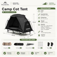 Mountainhiker Floating Island Cot Mosquito Net Single Person Camping Tent 190T Polyester PU3000mm Waterproof Lightweight Portable Camp Bed