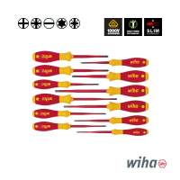 Wiha SoftFinish slimFix electric screwdriver 12-pc set
