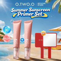 【Buy 1 GIFT 1】O.TWO.O Primer Sunscreen SPF 30+++ Makeup Base with Oil Control & Sweatproof Finish Invisible Pore Natural Glow for All-Day Freshness Lightweight Breathable & Hydrating Face Makeup