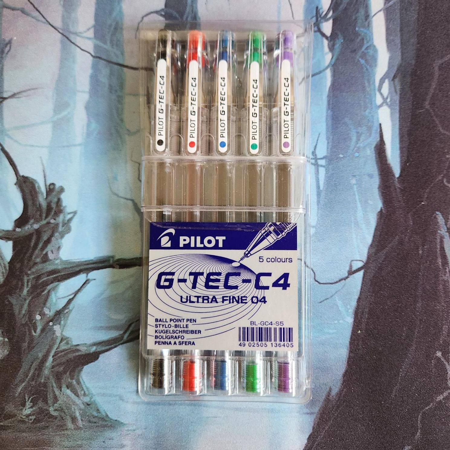 [FPS FairPriceSupplies] Pilot G-TEC C4 GTEC 0.4 Ultra Fine Ballpoint Pen (Set of 5 Colours Colors)