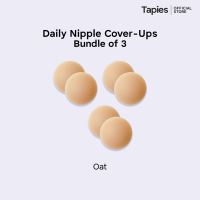 Tapies Daily Nipple Cover-ups Bundle of 3 (8cm) [Seamless Opaque Silicone Nipple Covers]