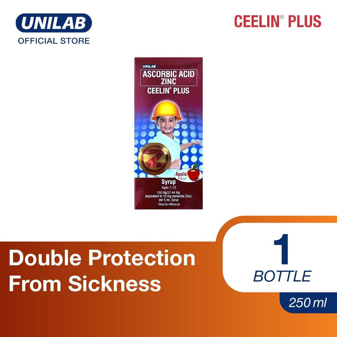Ceelin Plus Syrup 250mL (Boost Immunity And Gives Double Protection)