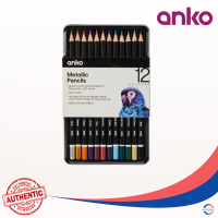 ANKO Metallic Coloured Pencils