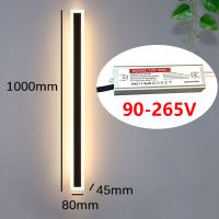 Slamp LED Wall Light Outdoor Lighting Aluminium Alloy Landscape Lights IP65 Waterproof Spliceable Wall Washer 90-265V Warm Light Garden Lights 100cm Decorative Lights for Porch Garden Bedroom