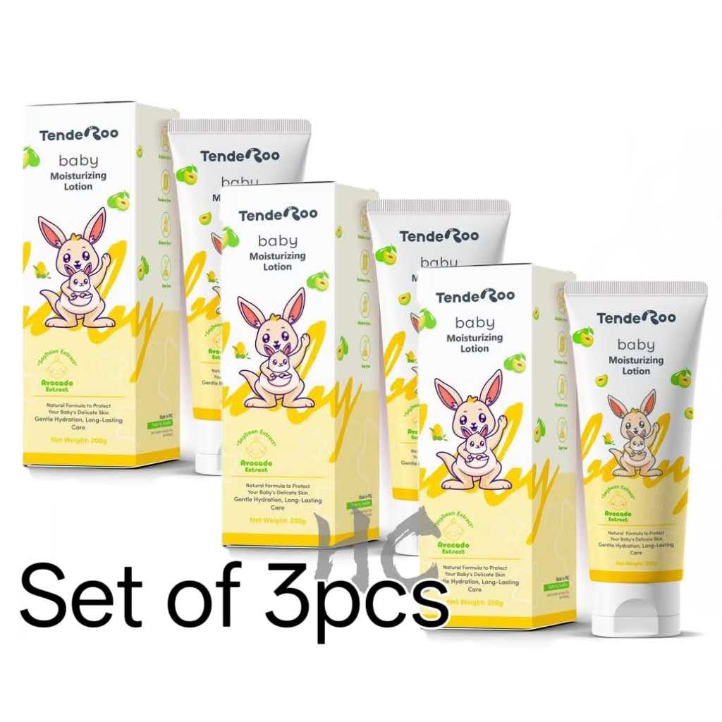 【Buy1 Take1】Tenderoo Baby Moisturizing Lotion Avocado Plant Extract Gentle Safe Soothing 200g