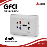 GFCI Ground Fault Circuit Interrupter [Meiji GFCI Universal + International Outlet] MGF-250
