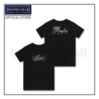 Moose Gear T-Shirt With Front and Back Print Details Black (TS-P 608 16428 LP)
