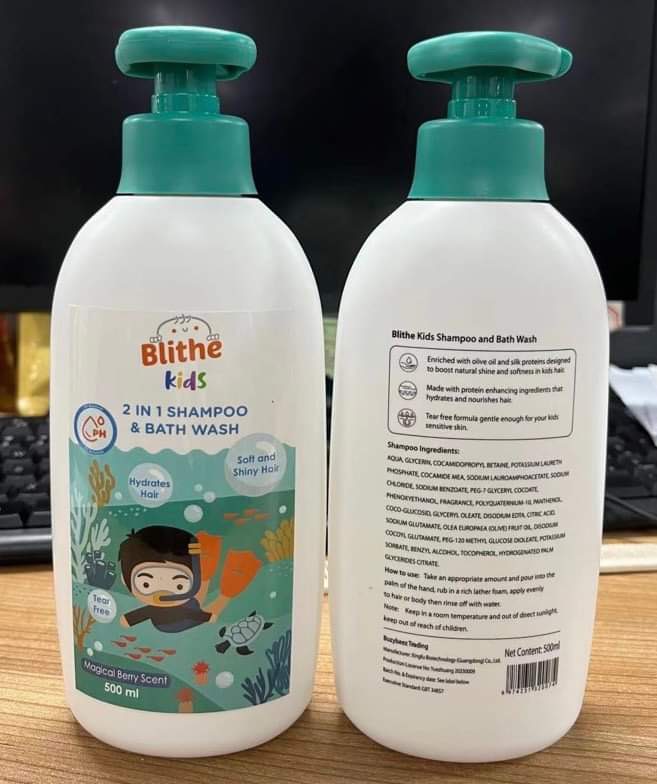 Blithe Baby 500ml Daily Moisturizing Lotion Cream for infant kids wash soap shampoo moisture