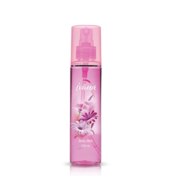 Original Ivana Pink and Lavender Floral Body Mist 100ml Long