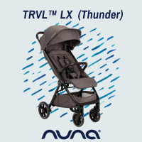 Nuna Trvl™ Lx Thunder with Rain Cover Suitable for birth up to 22 kg