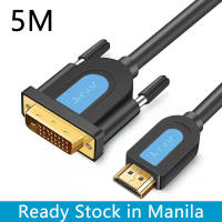 【ODBORE Selection】DVI to HDMI Cable DVI-D 24+1 Pin Support 1080P HD 3D High Speed High Speed HDMI DVI Cable 4K 60Hz for Laptop To Monitor TV DVD HDTV XBOX Projector PS3 PC HDMI to DVI Cable