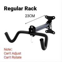 Upright Bike Stand - Premium Quality Vertical & Horizontal Adjustable Bicycle Floor Parking Rack - Safe & Stable for MTB Road Bikes Indoor Bike Storage - for Wheels Width Max to 2.5