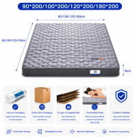 DreamHug Milk Silk Latex Mattress bed foam Gel Memory Foam  Responsive Latex (Small/Single/Double/Queen/King Optional)  Rolled Packaging  Vacuum Packaging
