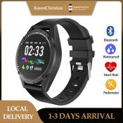 KarenChristian G50 Smart Watch: Fitness Tracker with Blood Pressure Monitor