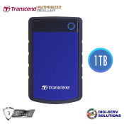 Transcend 1TB StoreJet Portable Hard Drive with 3-Year Warranty