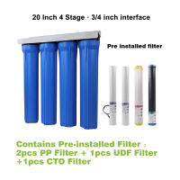 2/3/4 Stage Water Filter For Deep Well Water Filter Set 20 Inch Universal Water Purifier system For Home