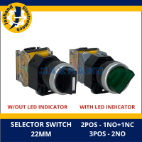 LA38 Selector Switch 22mm 220V Standard Handle with/without LED * Jaxhand Electromech