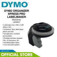 DYMO Organizer Xpress Pro Embossing LabelMaker | includes 3pcs Dymo 3D 9mm Glossy tape (Black & Red) 2175191 12965