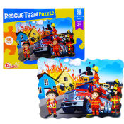 45 Pcs. Rescue Team Educational Jigsaw Puzzle Ric Raion Toys for Boys and Girls