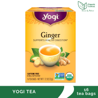 Yogi Tea Ginger 16 Organic Caffeine Free Tea Bags
