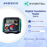 Kyoritsu Digital Insulation / Continuity Testers with Trac-Lok Mode | 3007A | Bargraph to display insulation resistance | Live circuit warning beeper | 250/500/1000V | Avesco