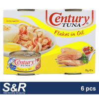 Century Tuna Flakes in Oil 6 cans