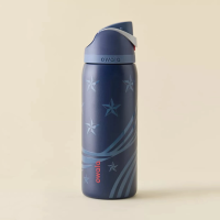 [100%Original] Owala FreeSip24/32ozStainless-Steel WaterBottle with Locking Push-Button Lid and Straw