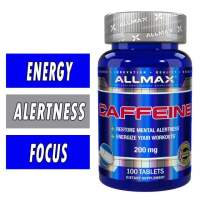 Allmax Nutrition Caffeine  200 mg 100 Tablets All max NEW STOCKS!
